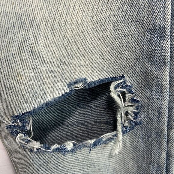 Mnml skinny ankle zipped distressed jeans - Picture 9 of 13